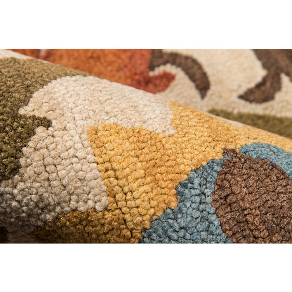 Casual Rectangle Area Rug, Gold, 5' X 8'. Picture 4