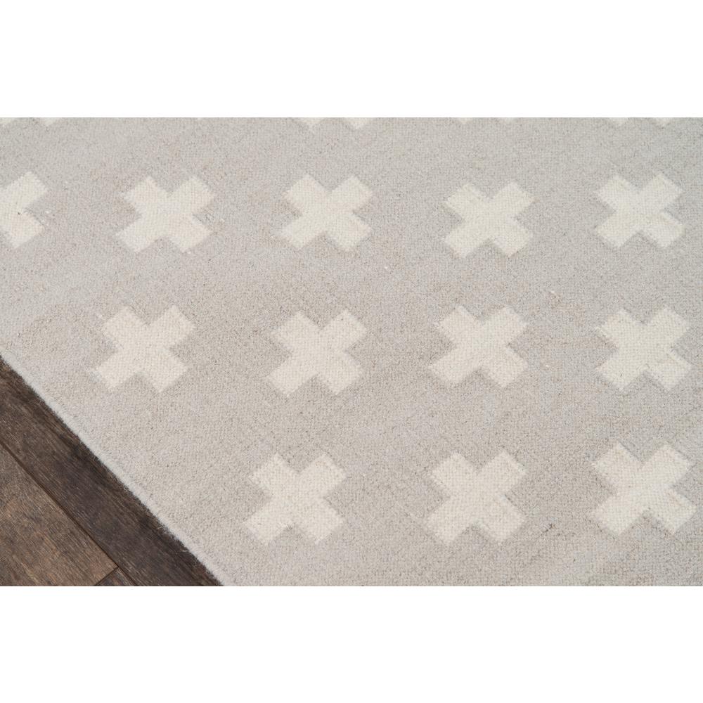 Contemporary Rectangle Area Rug, Grey, 5' X 7'6". Picture 3