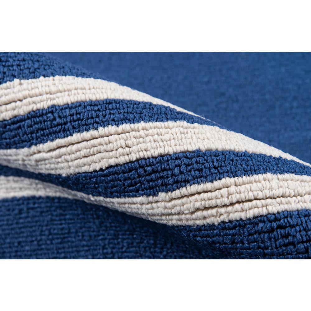 Contemporary Rectangle Area Rug, Maritime Blue, 8' X 10'. Picture 4