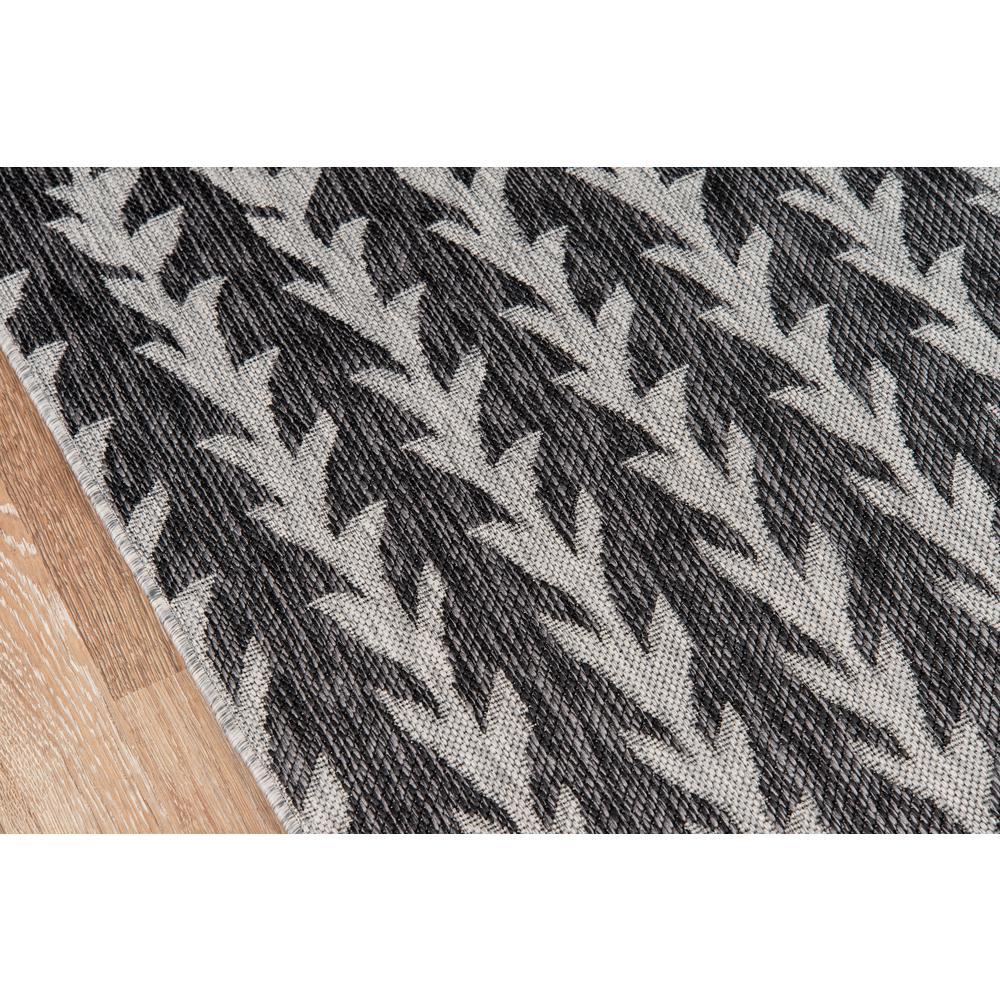 Contemporary Rectangle Area Rug, Charcoal, 3'11" X 5'7". Picture 3
