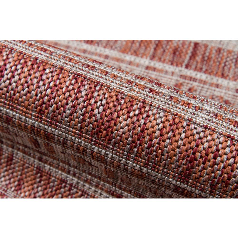 Contemporary Rectangle Area Rug, Copper, 3'11" X 5'7". Picture 4