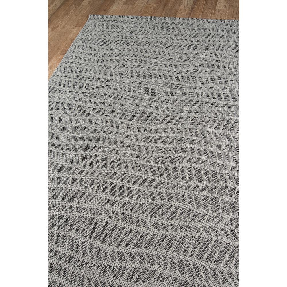 Contemporary Rectangle Area Rug, Grey, 3'11" X 5'7". Picture 2