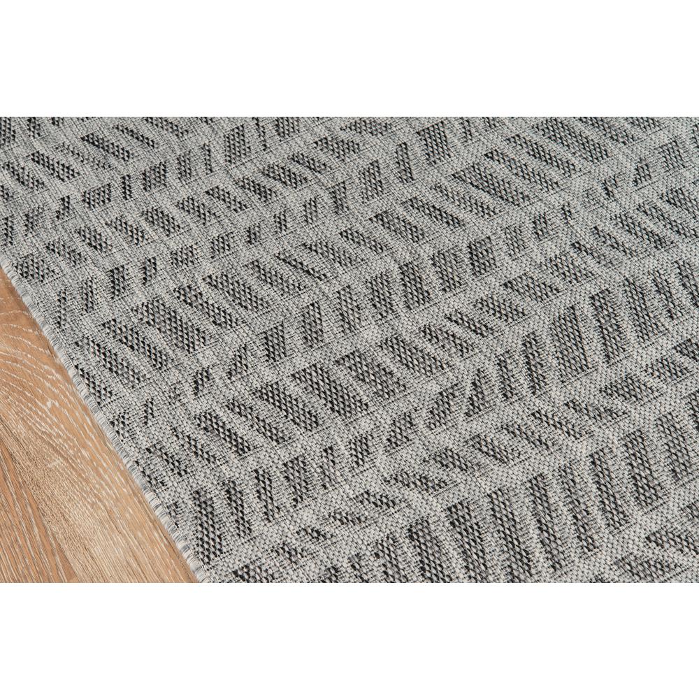 Contemporary Rectangle Area Rug, Grey, 3'11" X 5'7". Picture 3