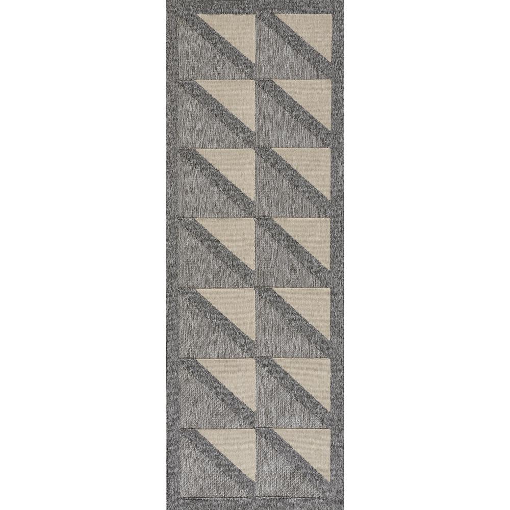 Contemporary Rectangle Area Rug, Grey, 7'10" X 10'10". Picture 5