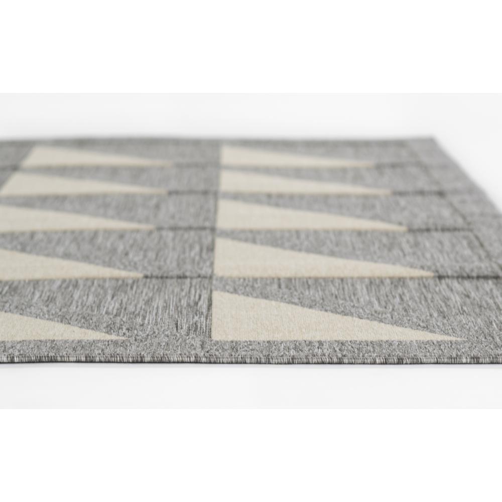 Contemporary Rectangle Area Rug, Grey, 7'10" X 10'10". Picture 6