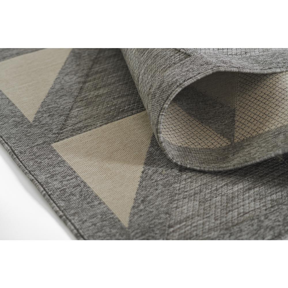 Contemporary Rectangle Area Rug, Grey, 7'10" X 10'10". Picture 8