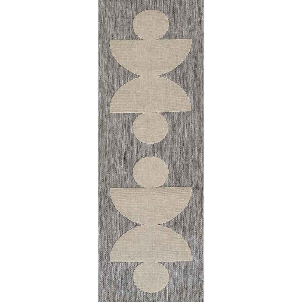 Contemporary Rectangle Area Rug, Grey, 7'10" X 10'10". Picture 5