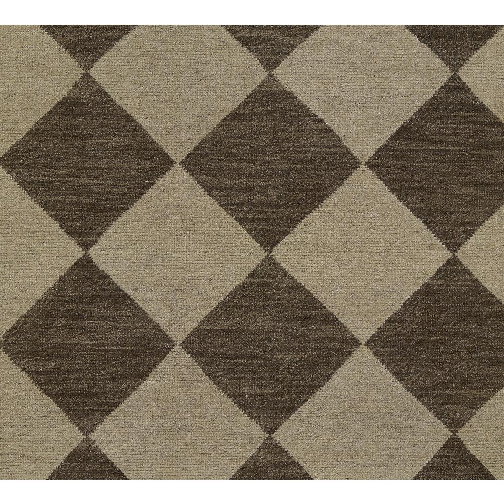 Contemporary Rectangle Area Rug, Brown, 6'3" X 9'. Picture 8