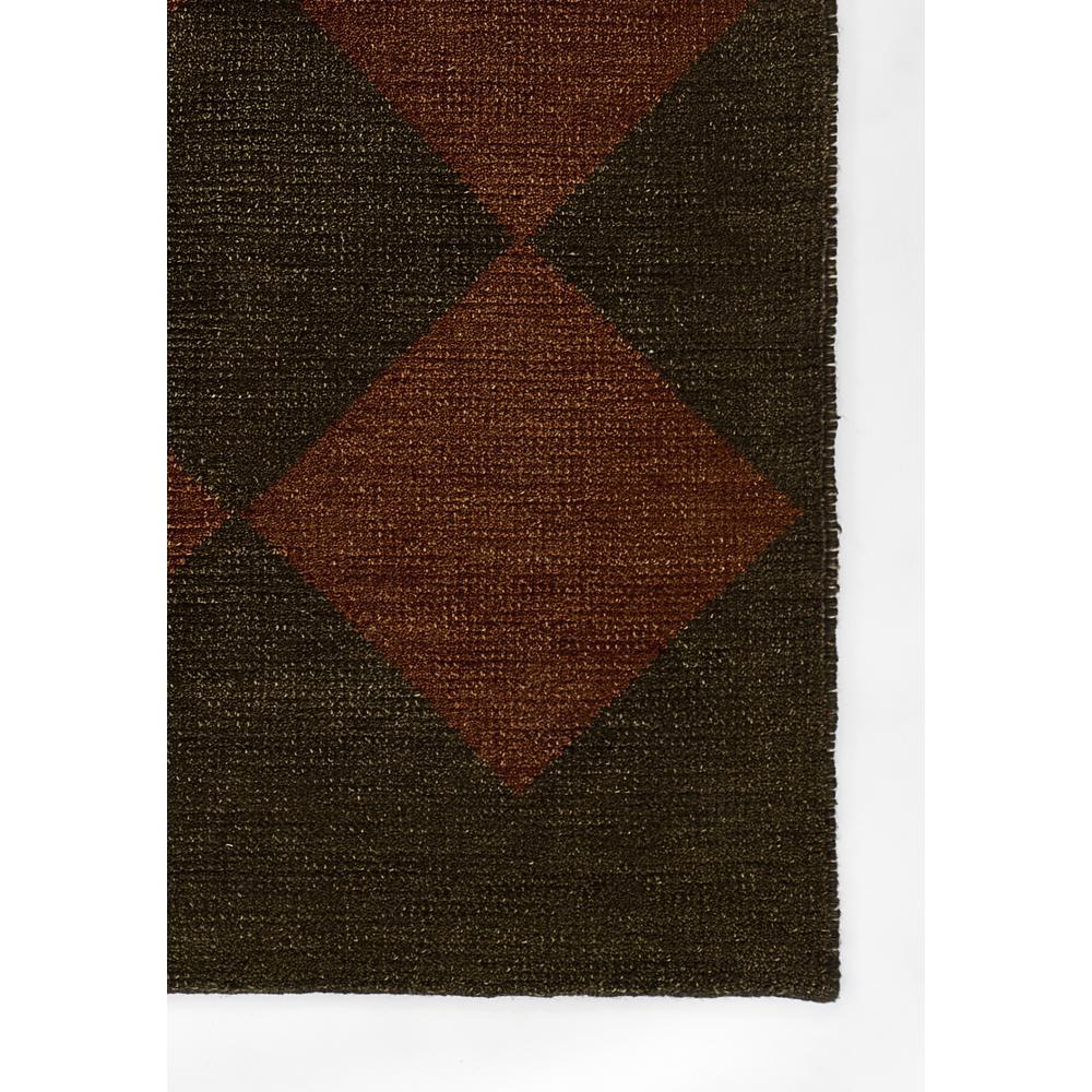 Contemporary Rectangle Area Rug, Copper, 6'3" X 9'. Picture 2