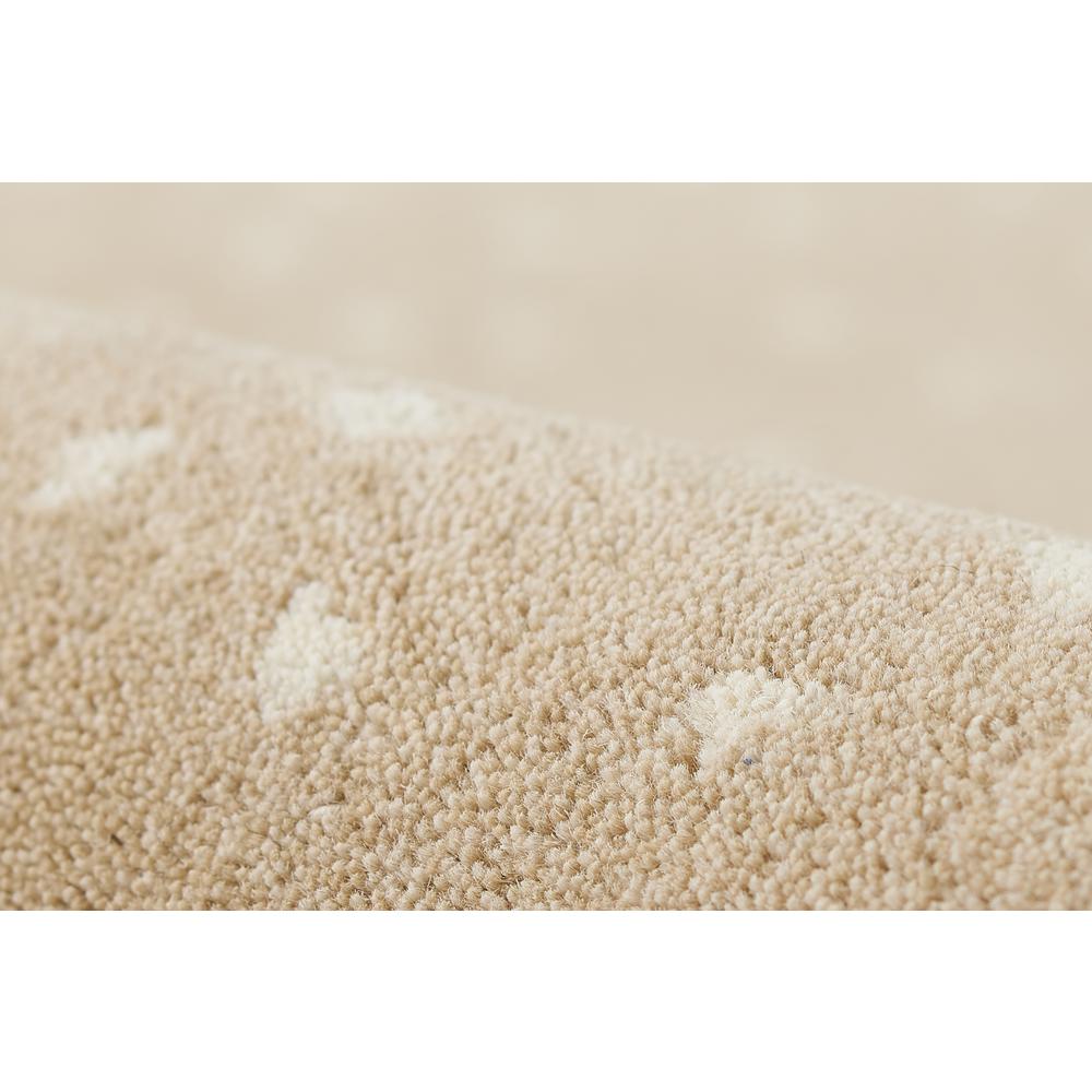 Contemporary Rectangle Area Rug, Beige, 3'6" X 5'6". Picture 4