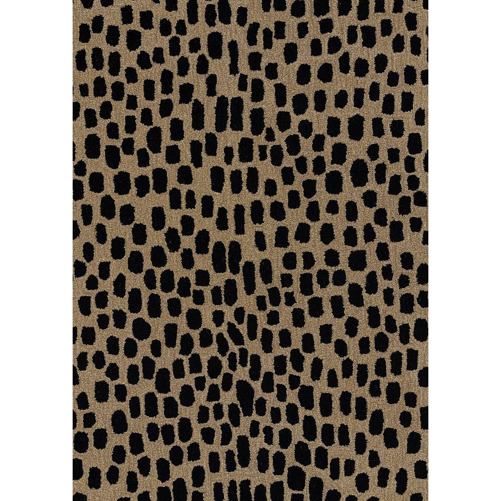 Contemporary Rectangle Area Rug, Beige, 3'6" X 5'6". Picture 7