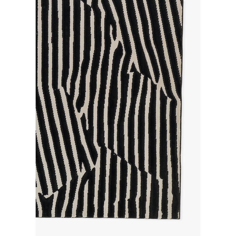 Contemporary Rectangle Area Rug, Black, 5'3" X 7'6". Picture 2