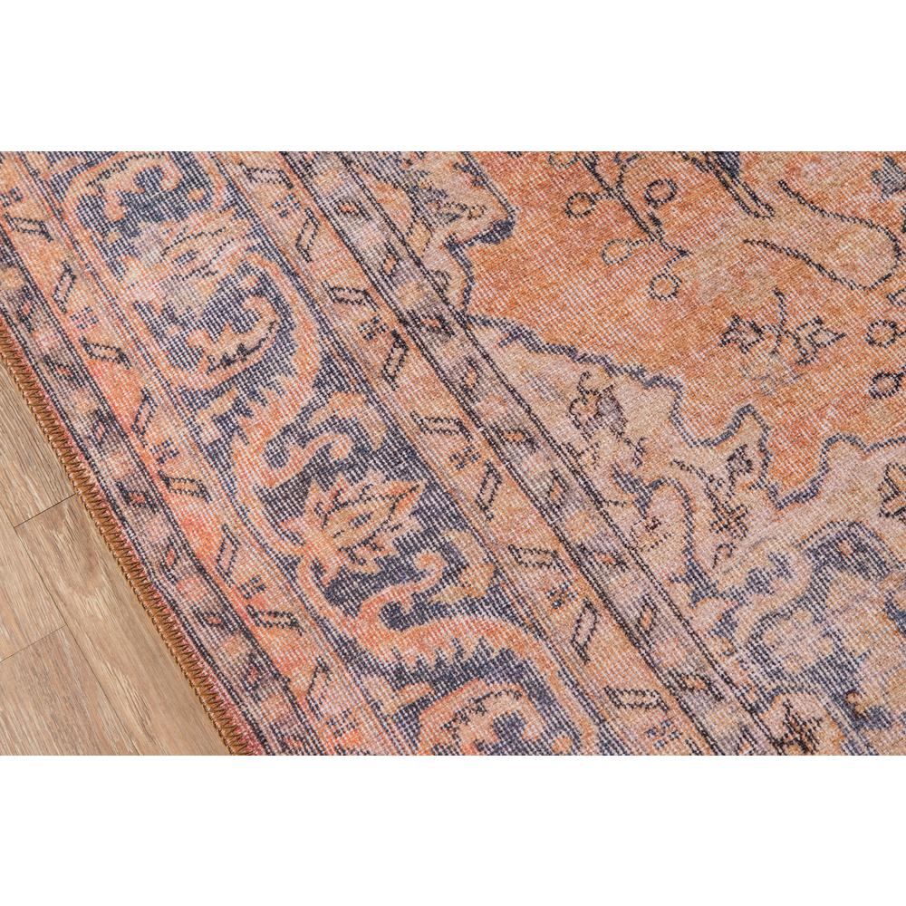Traditional Rectangle Area Rug, Copper, 7'6" X 9'6". Picture 3