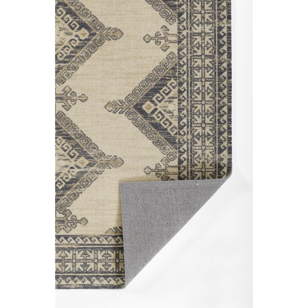 Traditional Rectangle Area Rug, Charcoal, 6'6" X 9'. Picture 3