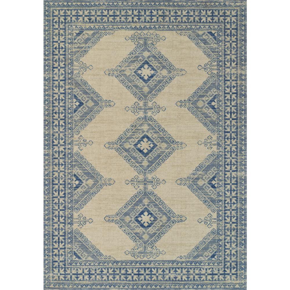 Traditional Rectangle Area Rug, Ivory, 6'6" X 9'. Picture 1