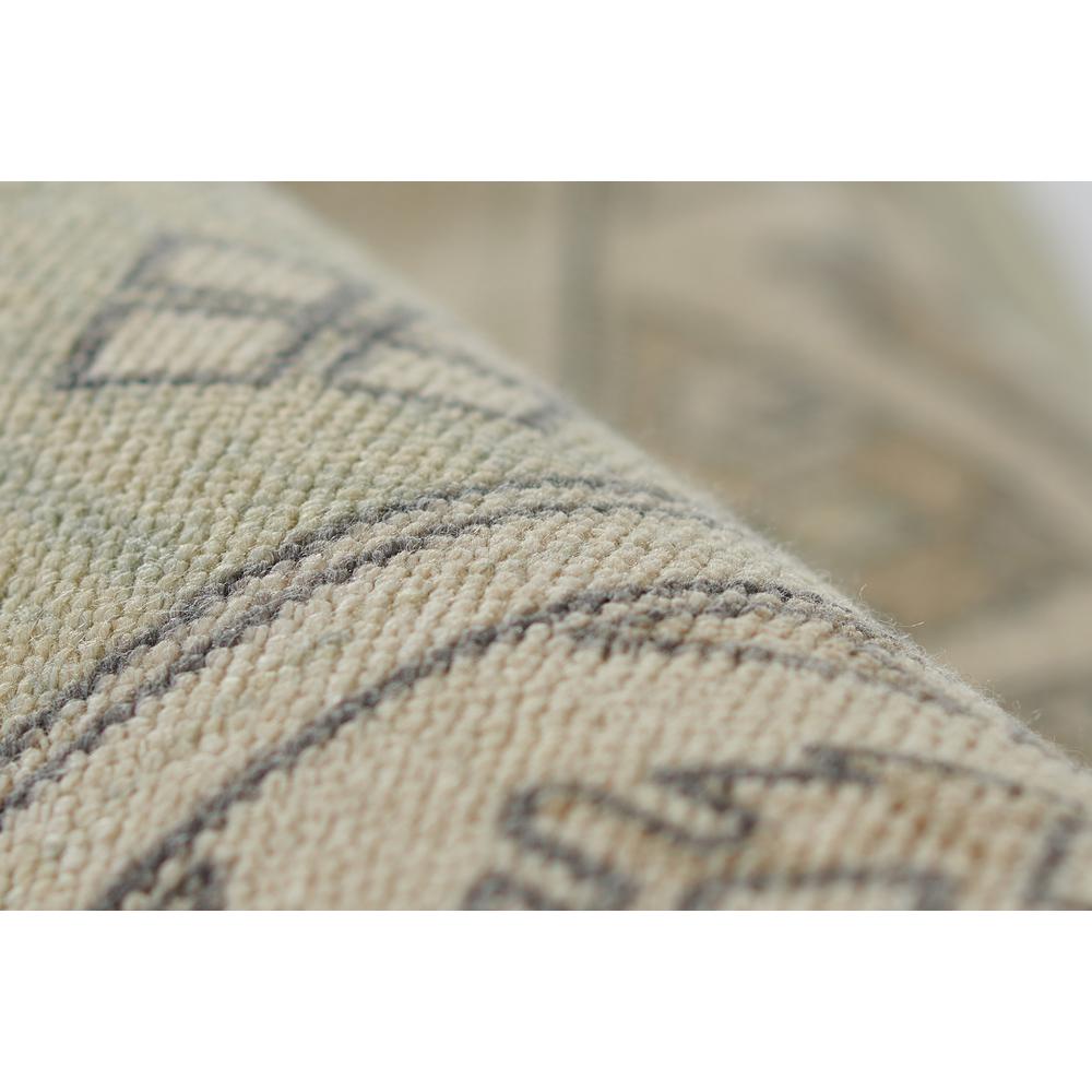 Traditional Rectangle Area Rug, Sage, 6'6" X 9'. Picture 4