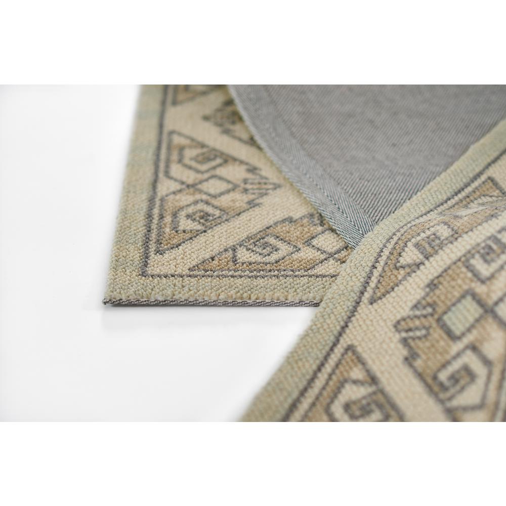 Traditional Rectangle Area Rug, Sage, 6'6" X 9'. Picture 8