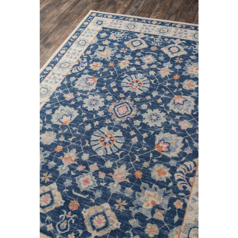 Traditional Rectangle Area Rug, Navy, 6'6" X 9'. Picture 2