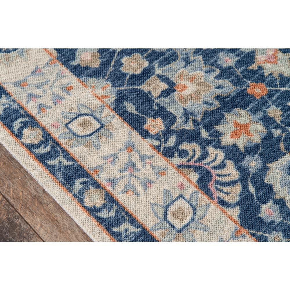 Traditional Rectangle Area Rug, Navy, 6'6" X 9'. Picture 3