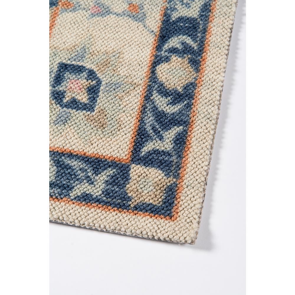 Traditional Rectangle Area Rug, Navy, 6'6" X 9'. Picture 5