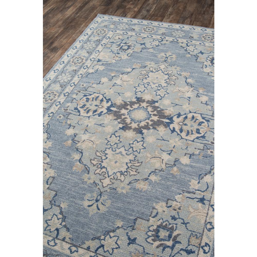 Traditional Rectangle Area Rug, Blue, 6'6" X 9'. Picture 2