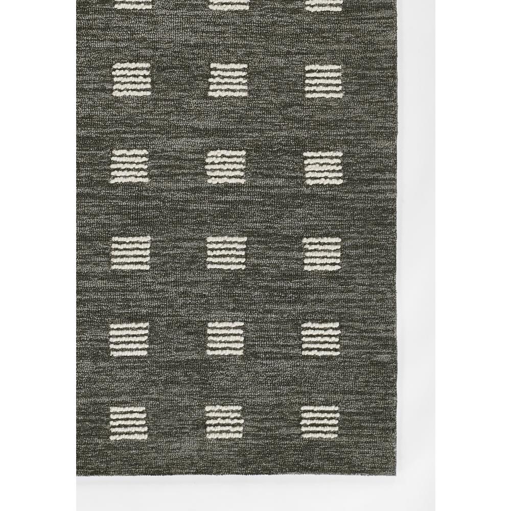 Contemporary Rectangle Area Rug, Charcoal, 8' X 10'. Picture 2