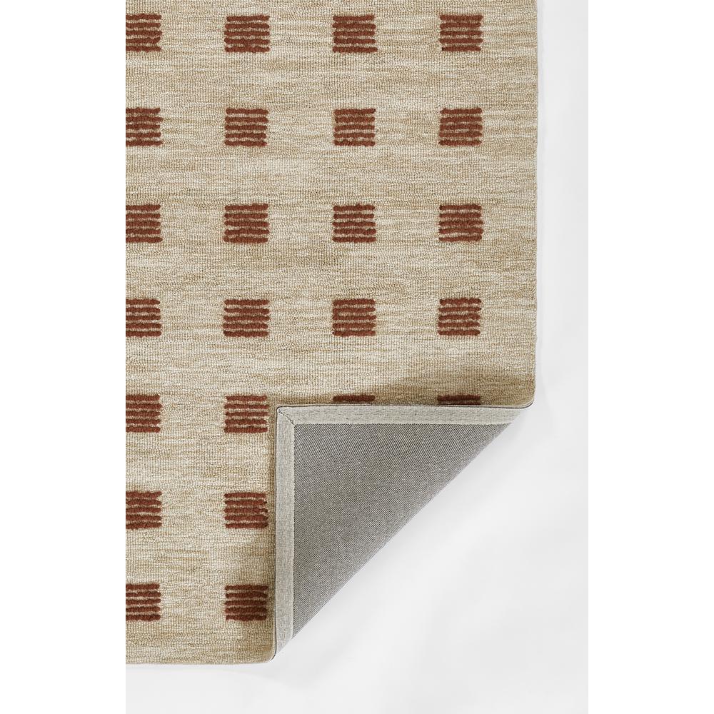 Contemporary Rectangle Area Rug, Rust, 8' X 10'. Picture 3
