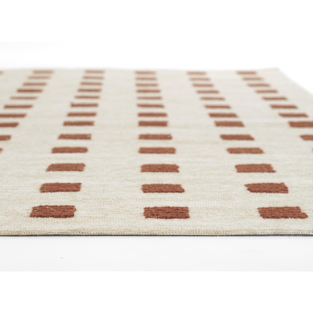 Contemporary Rectangle Area Rug, Rust, 8' X 10'. Picture 6
