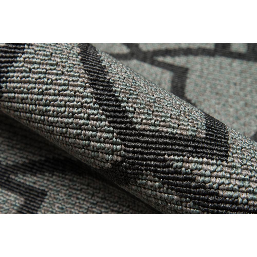 Contemporary Rectangle Area Rug, Charcoal, 5'3" X 7'6". Picture 4