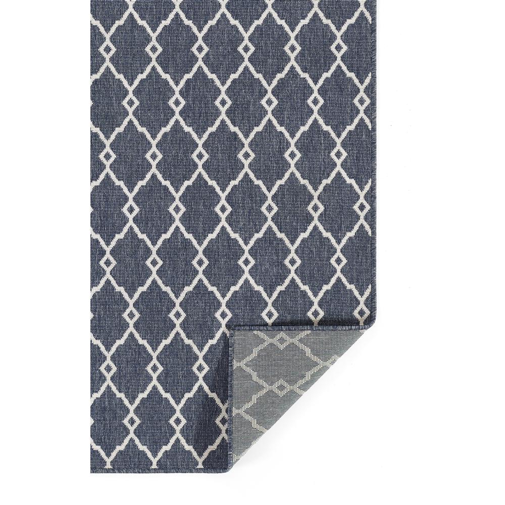 Contemporary Rectangle Area Rug, Denim, 5'3" X 7'6". Picture 3