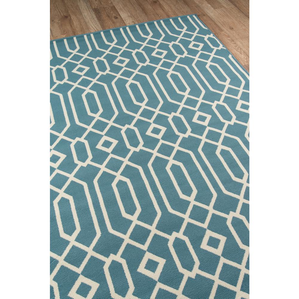 Contemporary Rectangle Area Rug, Blue, 5'3" X 7'6". Picture 2