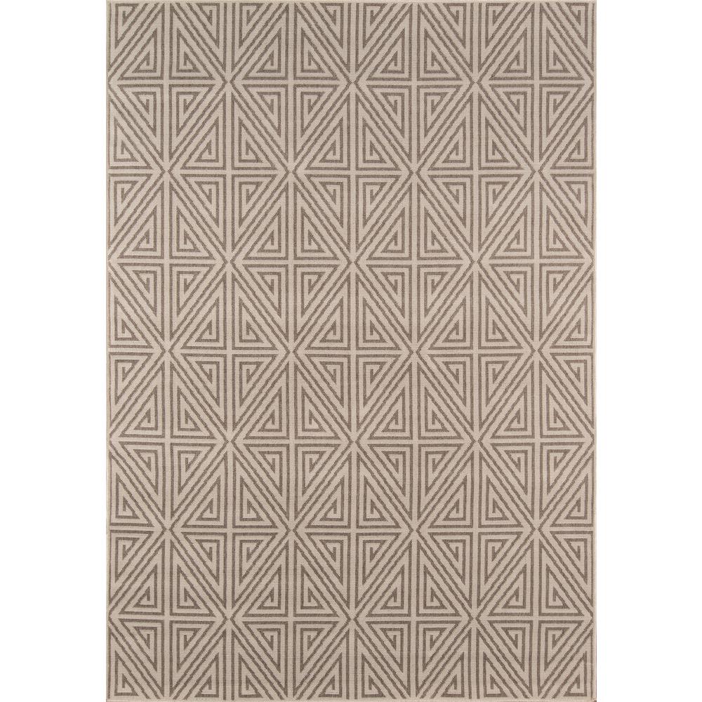 Contemporary Rectangle Area Rug, Taupe, 5'3" X 7'6". Picture 1