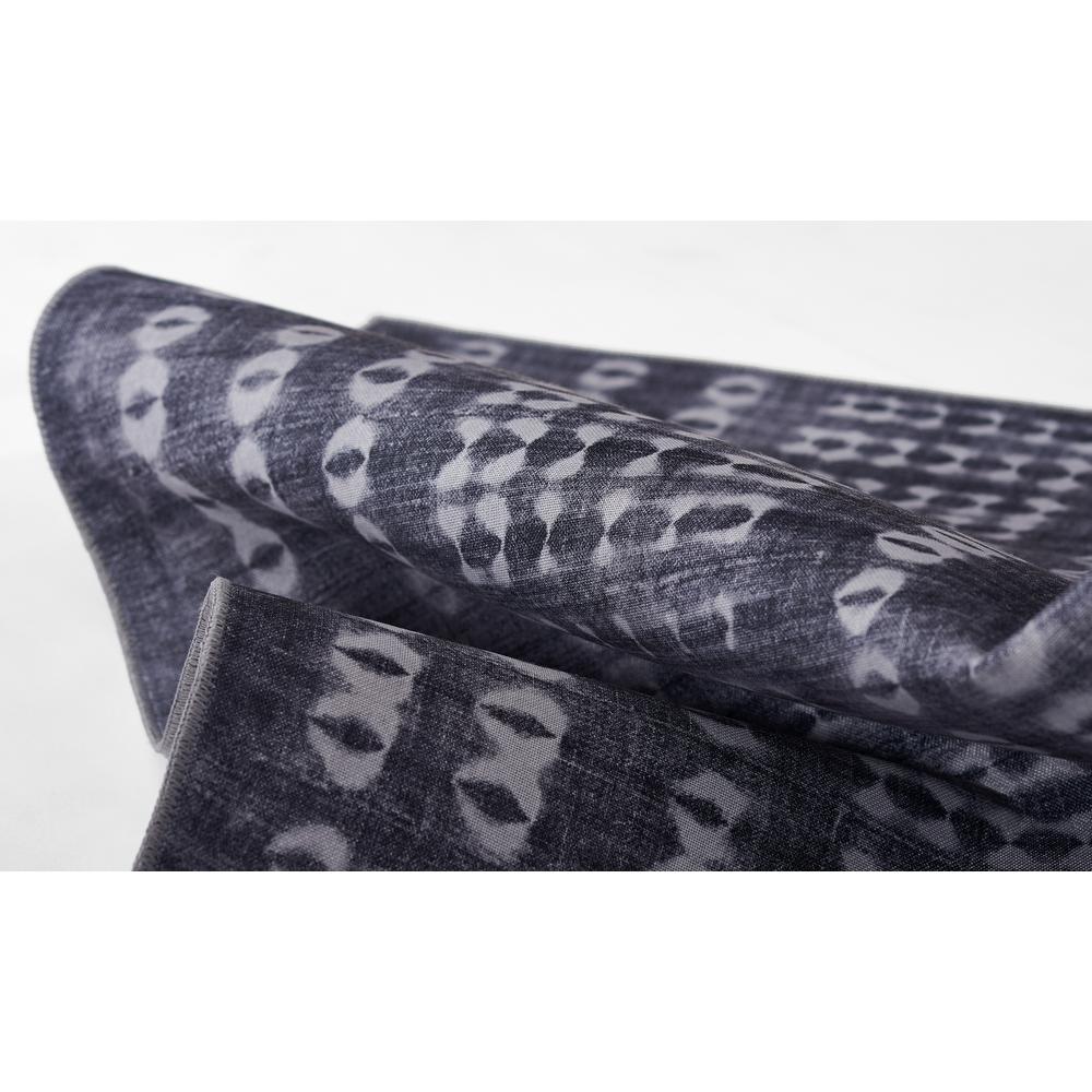 Contemporary Rectangle Area Rug, Charcoal, 5' X 7'6". Picture 8