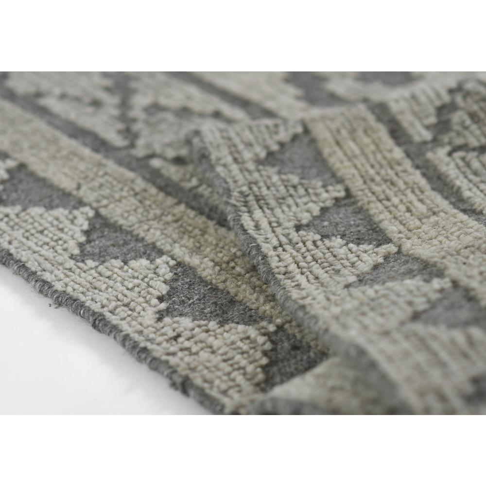 Traditional Rectangle Area Rug, Grey, 5' X 8'. Picture 11
