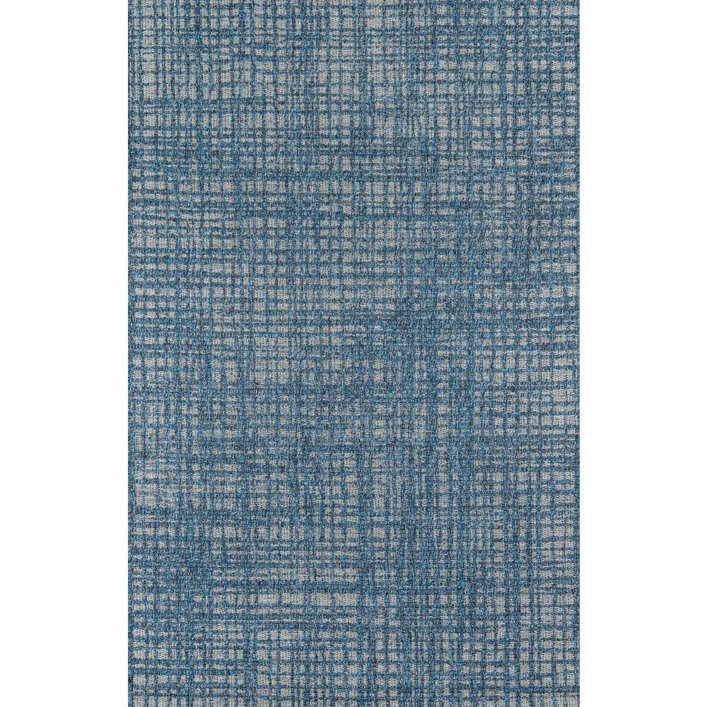 Contemporary Rectangle Area Rug, Blue, 3'11" X 5'7". Picture 1