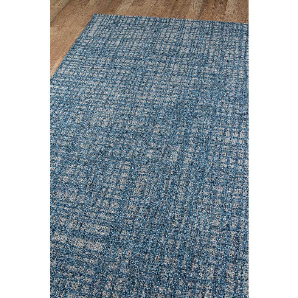 Contemporary Rectangle Area Rug, Blue, 3'11" X 5'7". Picture 2