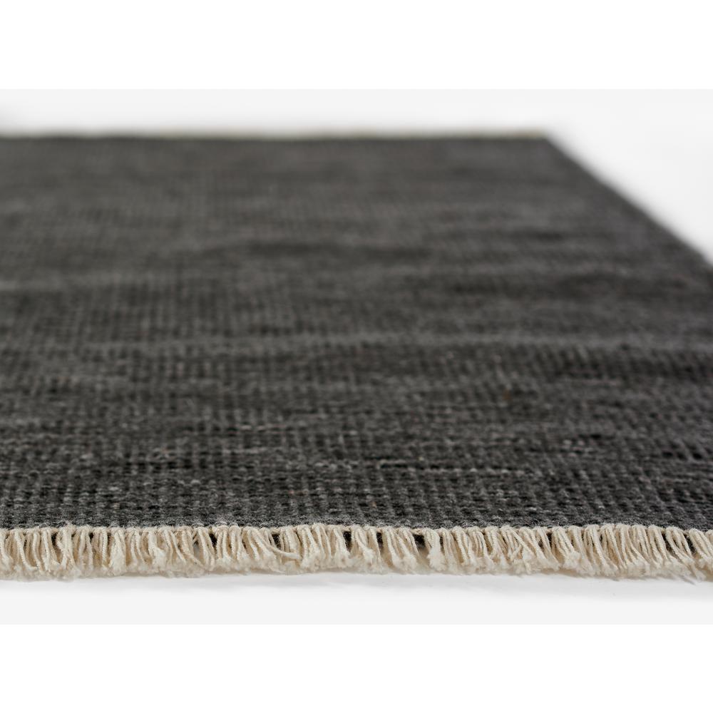 Contemporary Rectangle Area Rug, Charcoal, 5' X 8'. Picture 6