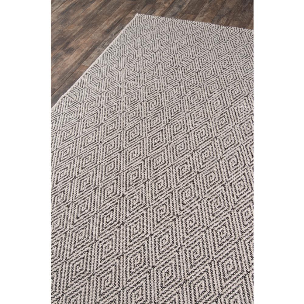 Contemporary Rectangle Area Rug, Charcoal, 3'11" X 5'7". Picture 2