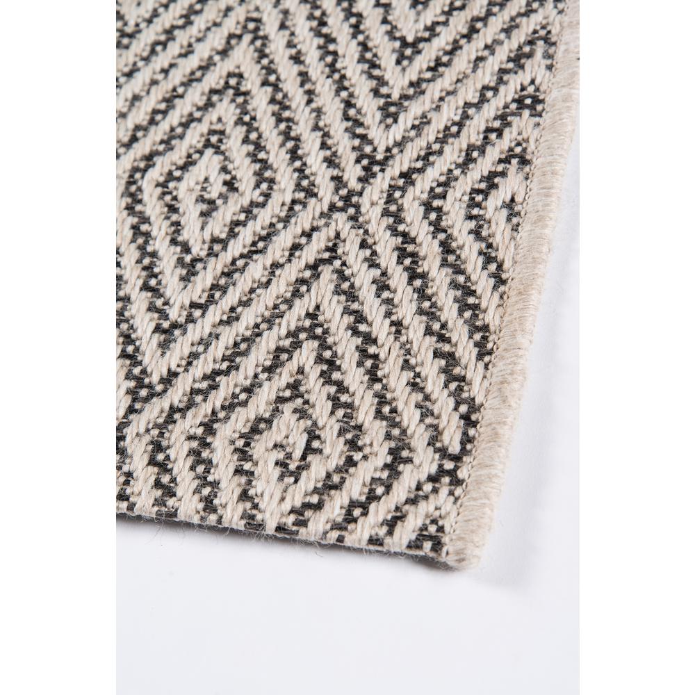 Contemporary Rectangle Area Rug, Charcoal, 3'11" X 5'7". Picture 5