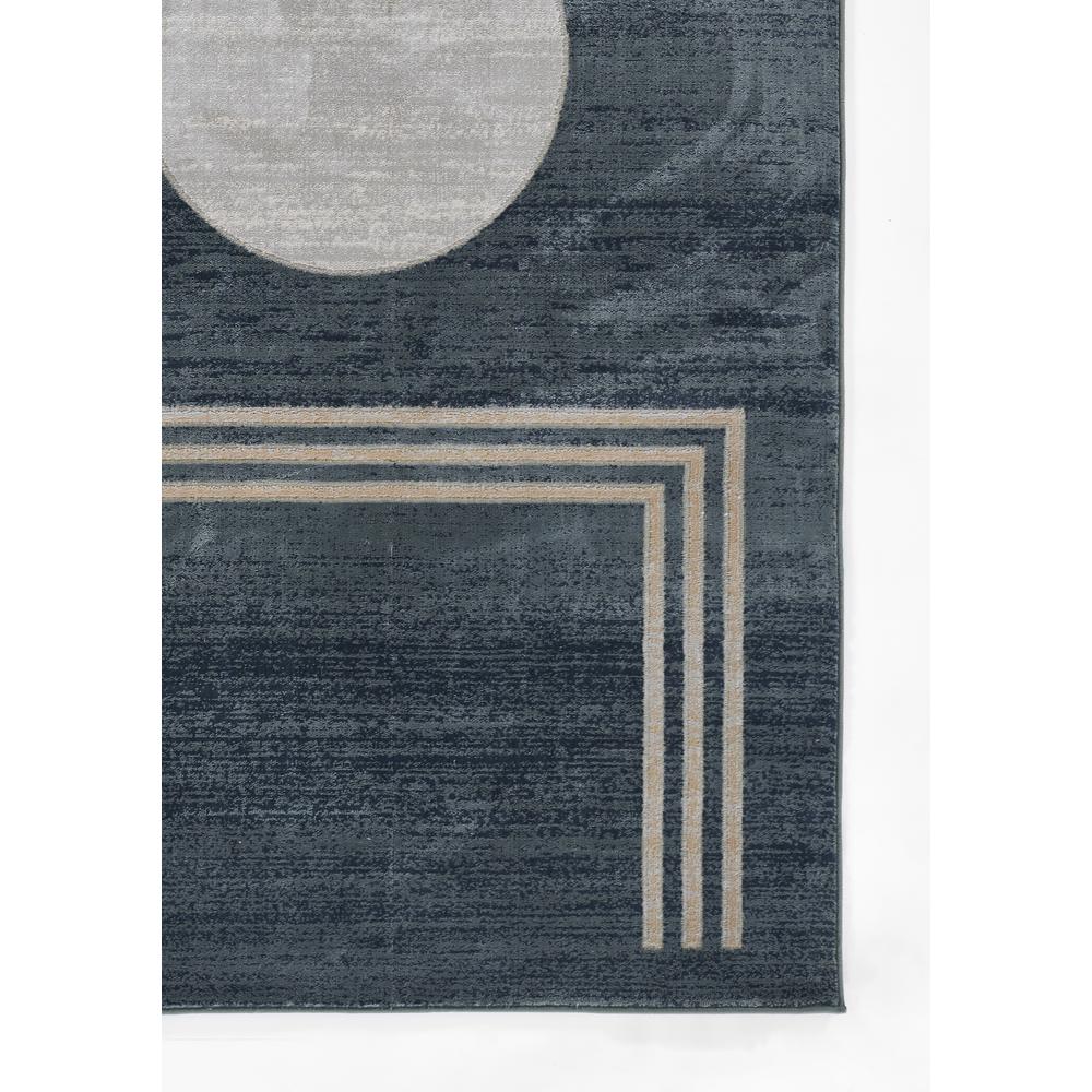 Contemporary Rectangle Area Rug, Blue, 7'9" X 9'10". Picture 2