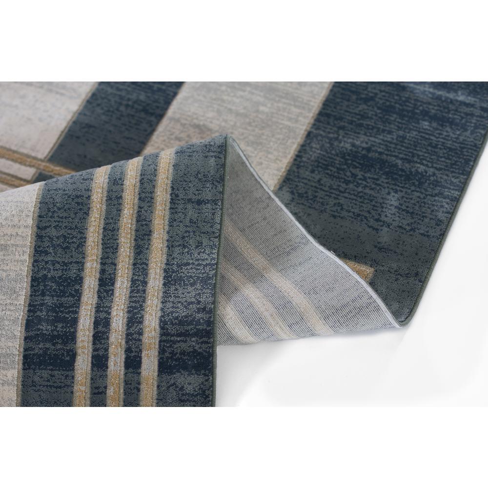 Contemporary Rectangle Area Rug, Blue, 7'9" X 9'10". Picture 8