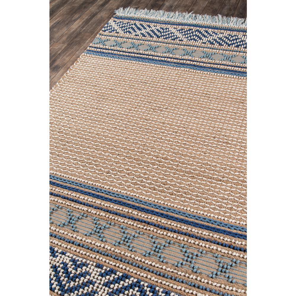 Transitional Rectangle Area Rug, Blue, 6' X 9'. Picture 2