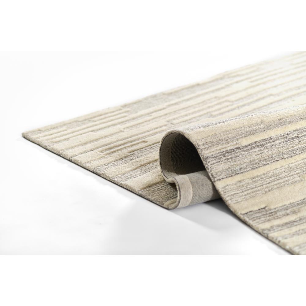 Contemporary Rectangle Area Rug, Grey, 9' X 12'. Picture 7
