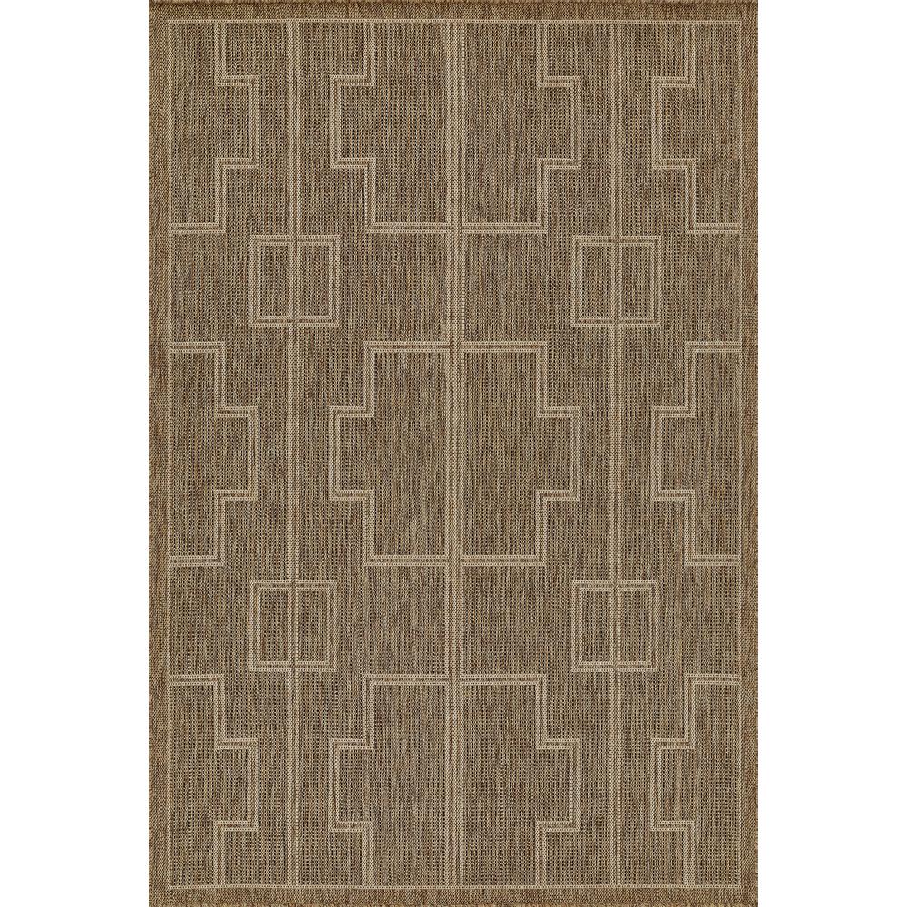 Transitional Rectangle Area Rug, Natural, 5'3" X 7'. Picture 1
