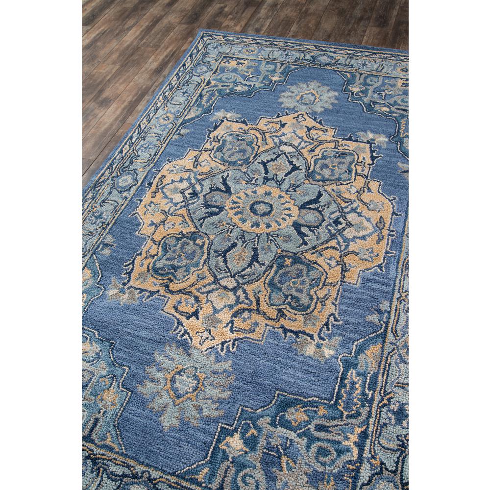 Traditional Rectangle Area Rug, Denim, 6' X 9'. Picture 2