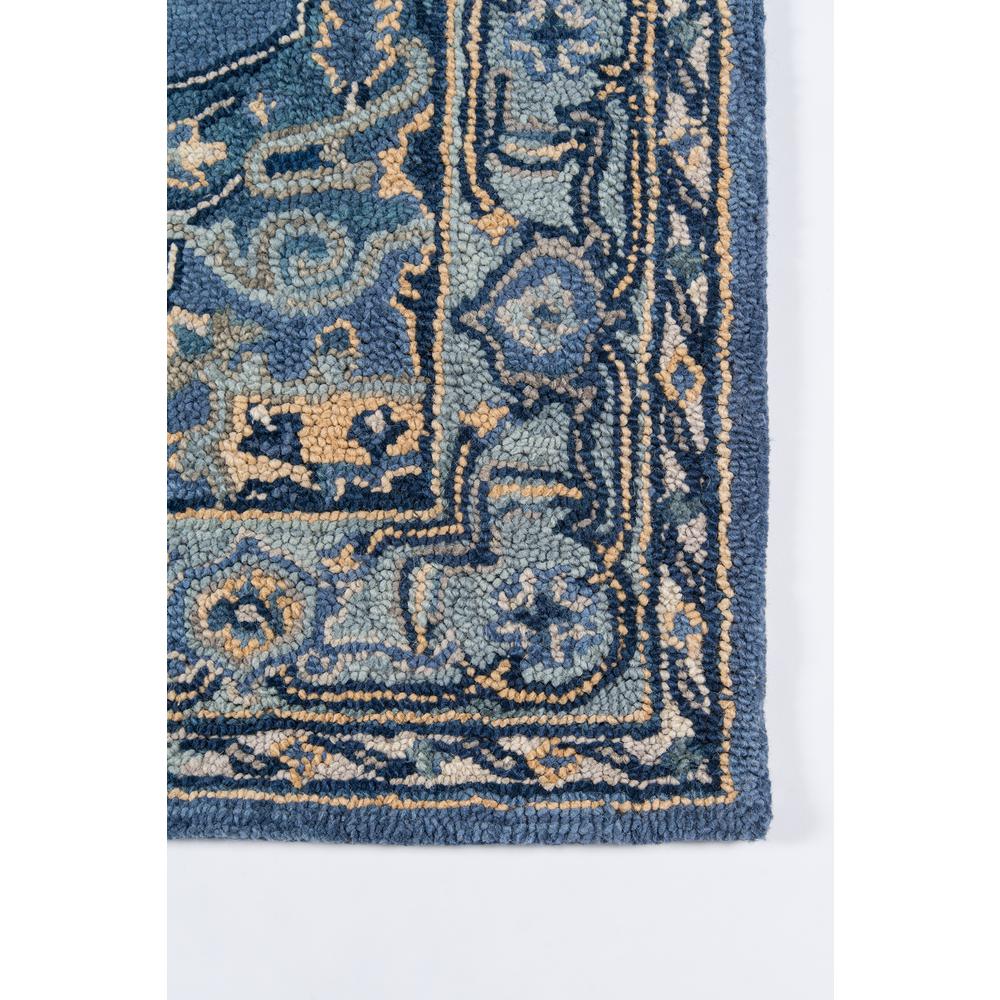 Traditional Rectangle Area Rug, Denim, 6' X 9'. Picture 3