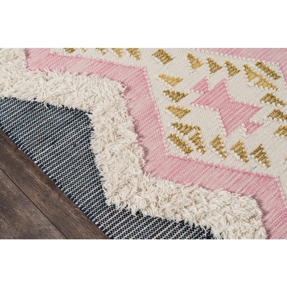 Contemporary Rectangle Area Rug, Pink, 7'6" X 9'6". Picture 3