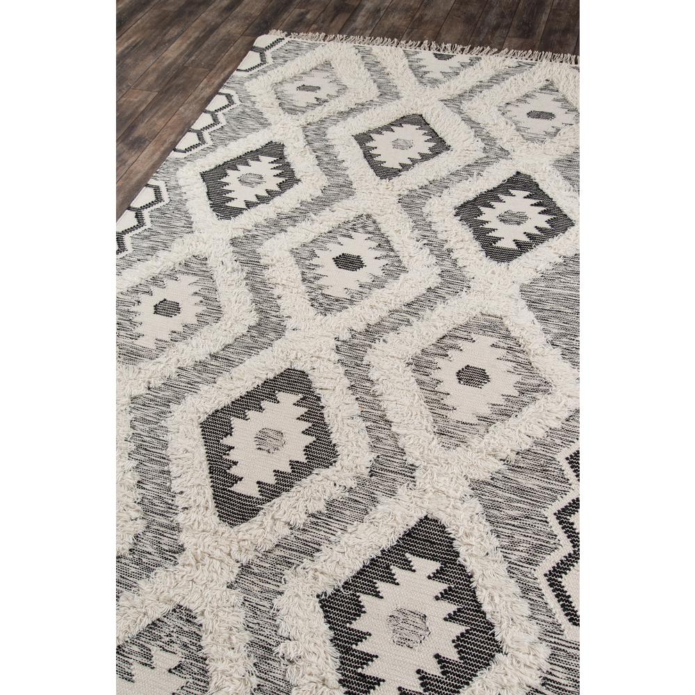 Contemporary Rectangle Area Rug, Black, 7'6" X 9'6". Picture 2