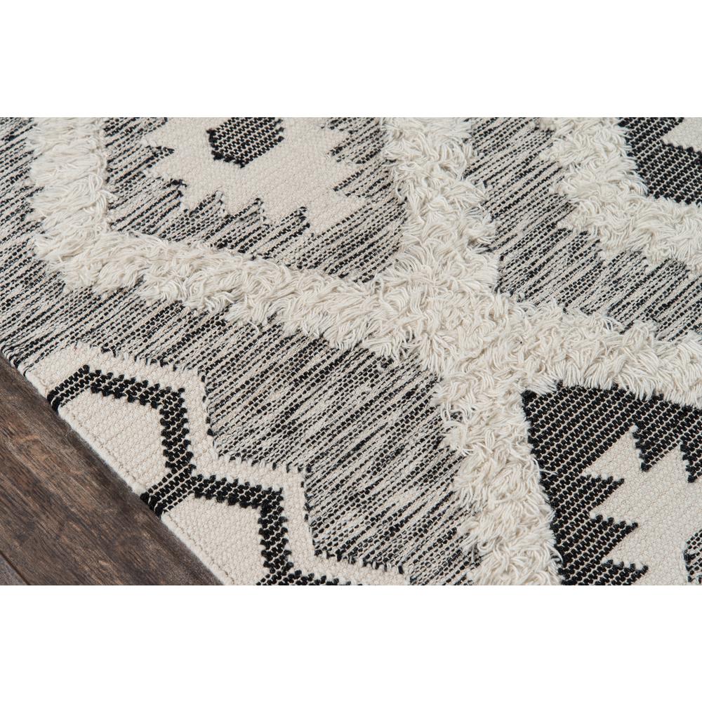 Contemporary Rectangle Area Rug, Black, 7'6" X 9'6". Picture 3