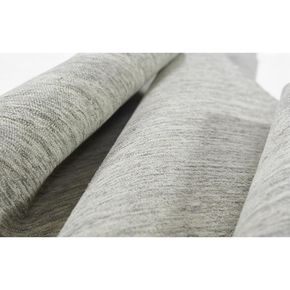 Contemporary Rectangle Area Rug, Light Grey, 5' X 8'. Picture 7